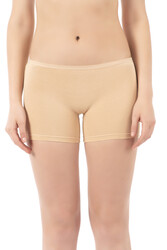 Özkan 0412 3'lü Paket Kadın Likralı %95 Pamuklu Süprem Esnek Rahat Boxer Şort Tayt - Thumbnail