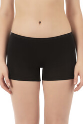 Özkan 0412 3'lü Paket Kadın Likralı %95 Pamuklu Süprem Esnek Rahat Boxer Şort Tayt - Thumbnail