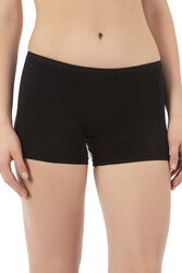 Özkan 0412 3'lü Paket Kadın Likralı %95 Pamuklu Süprem Esnek Rahat Boxer Şort Tayt - Thumbnail