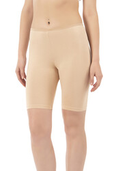 Özkan 0413 3'lü Paket Kadın %95 Pamuklu Likralı Süprem Kumaş Esnek Rahat Yumuşak Diz Üstü Toparlayıcı Yüksek Bel Kısa Tayt - Thumbnail