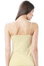 Özkan 23319 3'lü Paket Kadın Pamuklu Likralı Süprem Esnek Rahat İnce Askılı Atlet - Thumbnail