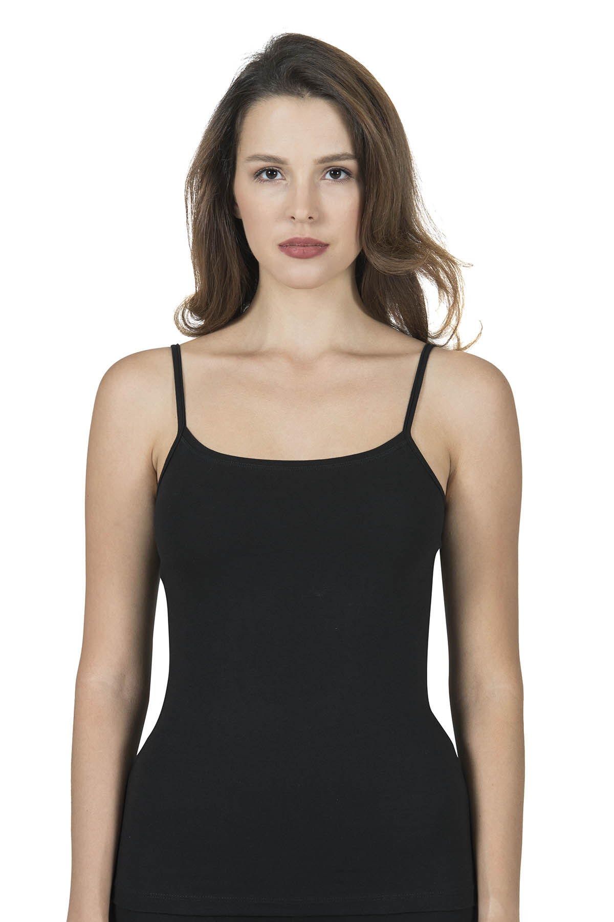 Özkan 23319 3'lü Paket Kadın Pamuklu Likralı Süprem Esnek Rahat İnce Askılı Atlet