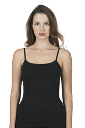 Özkan 23319 3'lü Paket Kadın Pamuklu Likralı Süprem Esnek Rahat İnce Askılı Atlet - Thumbnail