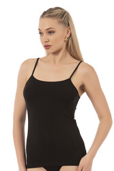 Özkan 23319 3'lü Paket Kadın Pamuklu Likralı Süprem Esnek Rahat İnce Askılı Atlet - Thumbnail