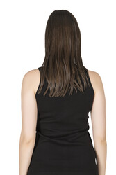 Özkan 2001 5'li Paket Kadın Pamuklu Ribana Dantelli Güpürlü Manolya Atlet - Thumbnail