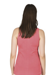 Özkan 2001 5'li Paket Kadın Pamuklu Ribana Dantelli Güpürlü Manolya Atlet - Thumbnail