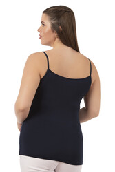 Özkan 2040 5'li Paket Kadın Viskon Saten Yaka Esnek Rahat Yumuşak İnce Askılı Atlet - Thumbnail