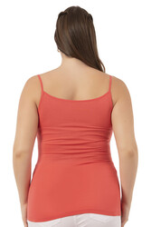 Özkan 2040 5'li Paket Kadın Viskon Saten Yaka Esnek Rahat Yumuşak İnce Askılı Atlet - Thumbnail