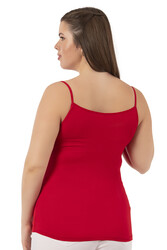 Özkan 2040 5'li Paket Kadın Viskon Saten Yaka Esnek Rahat Yumuşak İnce Askılı Atlet - Thumbnail