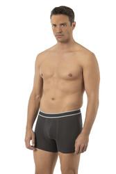 Özkan 11226 5'li Paket Erkek %95 Pamuklu Likralı Süprem Kumaş Esnek Rahat Boxer Şort - Thumbnail