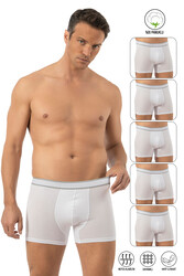 Özkan 11226 5'li Paket Erkek %95 Pamuklu Likralı Süprem Kumaş Esnek Rahat Boxer Şort - Thumbnail
