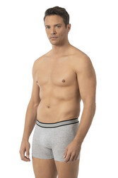 Özkan 11226 5'li Paket Erkek %95 Pamuklu Likralı Süprem Kumaş Esnek Rahat Boxer Şort - Thumbnail