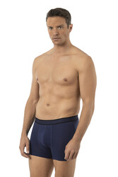 Özkan 11226 5'li Paket Erkek %95 Pamuklu Likralı Süprem Kumaş Esnek Rahat Boxer Şort - Thumbnail