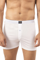 Özkan 0041 5'li Paket Erkek %100 Pamuklu Şardonlu Klasik Rahat Kesim Havlu Bel Süprem Penye Boxer - Thumbnail