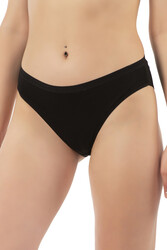 Özkan 6120 6'lı Paket Kadın Pamuklu Likralı Süprem Esnek Rahat Slip Külot - Thumbnail