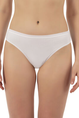 Özkan Underwear - Özkan 6120 6'lı Paket Kadın Pamuklu Likralı Süprem Esnek Rahat Slip Külot (1)