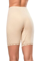 Özkan 0114 6'lı Paket Kadın Pamuklu Ağlı Model Ribana Esnek Rahat Kalıp Yumuşak Paçalı Diz Üstü Kısa Tayt - Thumbnail