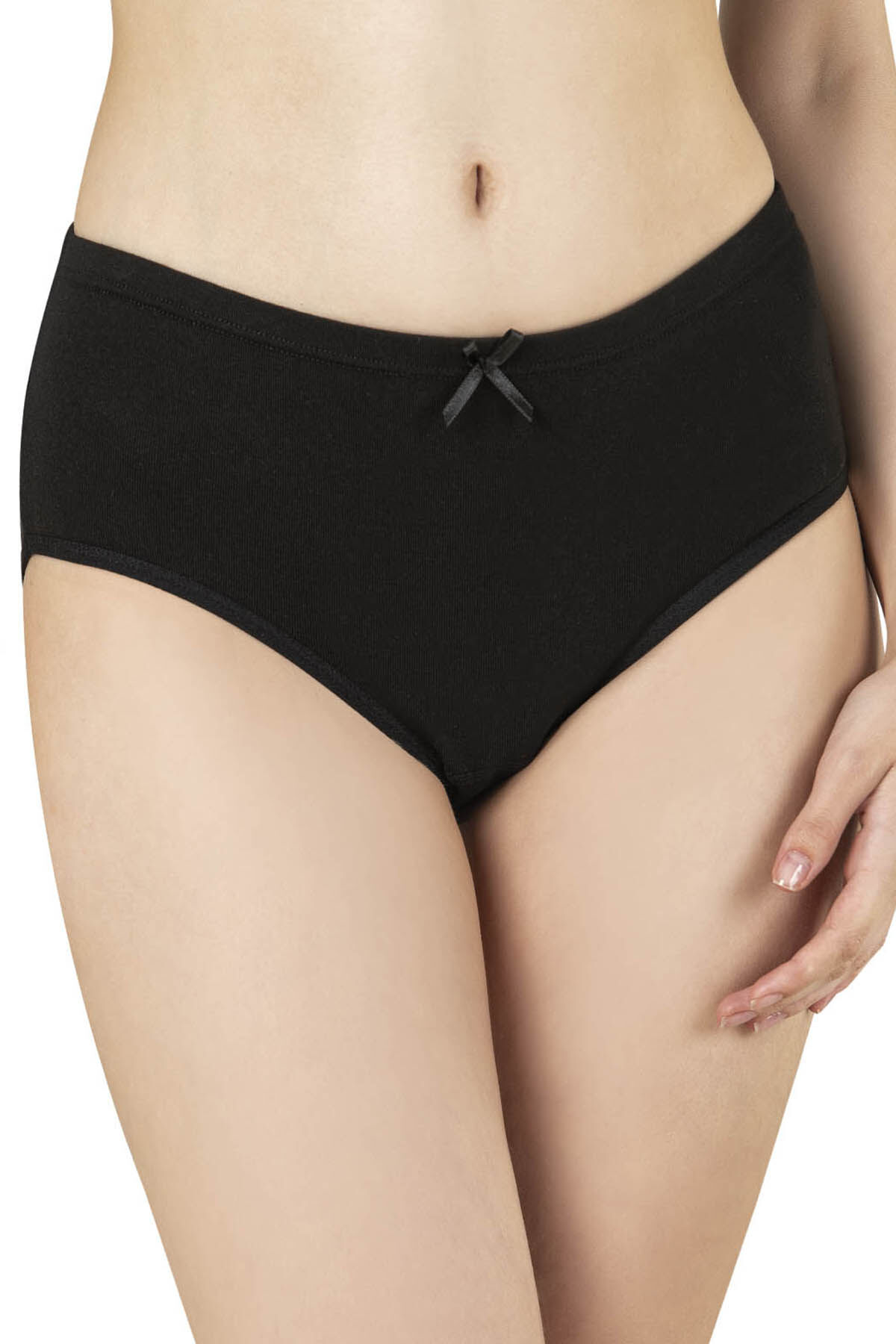 Özkan 0305 6'lı Paket Kadın Ribana Esnek Pamuklu Yüksek Bel Bato Külot