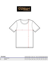 Özkan 0059 6'lı Paket Erkek %100 Pamuklu Süprem Kumaş Açık Yaka Yarım Kol Atlet Fanila - Thumbnail