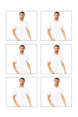 Özkan 0055 6'lı Paket Erkek %100 Pamuklu Penye Esnek Rahat Kapalı Yaka Atlet Fanila