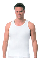 Özkan 0113 6'lı Paket Erkek %100 Pamuklu Esnek Yumuşak Ribana Kalın Askılı Atlet - Thumbnail