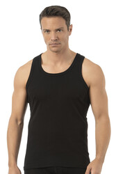 Özkan 0113 6'lı Paket Erkek %100 Pamuklu Esnek Yumuşak Ribana Kalın Askılı Atlet - Thumbnail