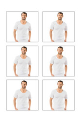 Özkan 0115 6'lı Paket Erkek %100 Pamuk Ribana Kumaş Esnek Rahat Geniş Yaka Kısa Kollu Fanila Atlet - Thumbnail