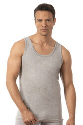 Özkan Underwear Özkan 0050 6'lı Paket Erkek %100 Pamuklu Penye Süprem Kalın Askılı Atlet - Thumbnail