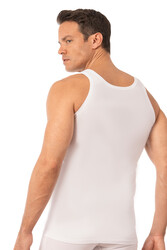 Özkan Underwear Özkan 0050 6'lı Paket Erkek %100 Pamuklu Penye Süprem Kalın Askılı Atlet - Thumbnail