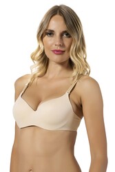 Belvü 1108 Desteksiz Boş Kap Balenli Sütyen - Thumbnail