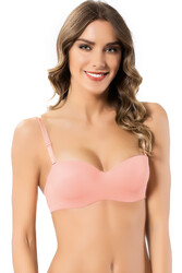 Belvü 1110 Desteksiz Balenli Boş Kap Sütyen - Thumbnail