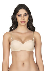 Belvü 1110 Desteksiz Balenli Boş Kap Sütyen - Thumbnail