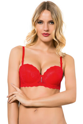 Belvü - Belvü 1149 Destekli Push Up Balenli Sütyen