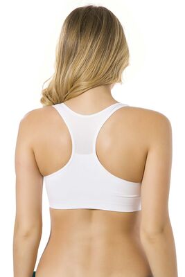 Emay - Emay 4025 Kadın Seamless Pedli Sporcu Toparlayıcı Sütyen (1)