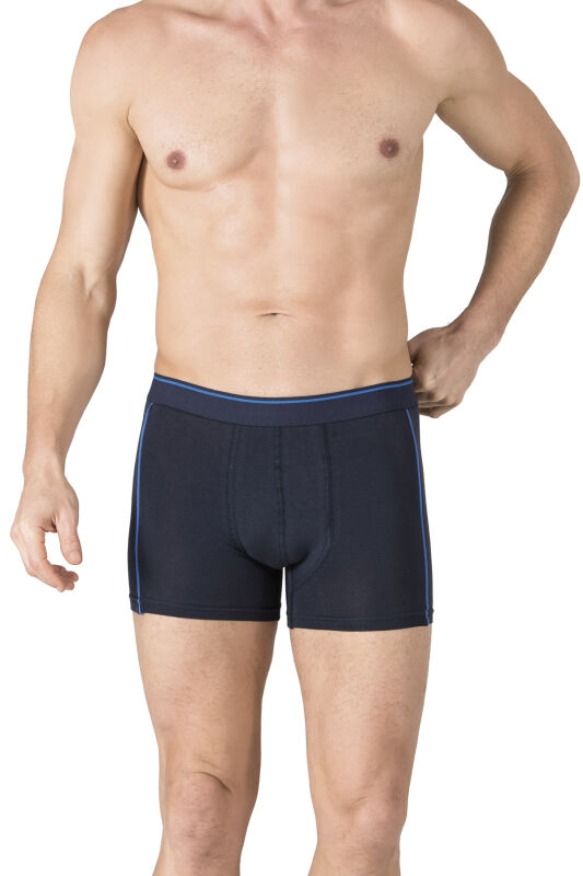 Özkan 11314 Erkek Penye Likralı Pamuklu Boxer - 11