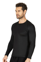 Özkan 11317 Erkek Termal Viskon Uzun Kollu Simit Yaka Body Fanila - Thumbnail