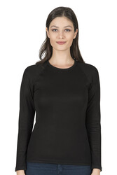 Özkan 23612 Kadın Viskon Uzun Kollu Yuvarlak Simit Yaka Termal İçlik Fanila - Thumbnail