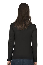 Özkan 23612 Kadın Viskon Uzun Kollu Yuvarlak Simit Yaka Termal İçlik Fanila - Thumbnail