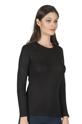 Özkan 23612 Kadın Viskon Uzun Kollu Yuvarlak Simit Yaka Termal İçlik Fanila - Thumbnail