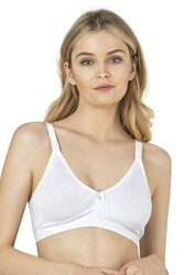 Koza 80082 Kadın Pamuklu Boş Kap Balensiz Hamile Lohusa Emzirme Sütyeni - Thumbnail