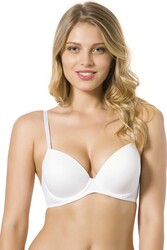 Le Jardin 7050 Micro Kaplı Kulaksız Push Up Balenli Silikonlu Sütyen - Thumbnail