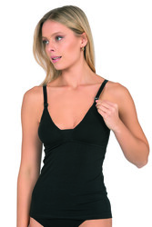 NBB 3050 Kadın Pamuklu İnce Askılı Boş Kap Desteksiz Balensiz Esnek Rahat Emzirme Atleti - Thumbnail