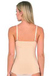 NBB 3050 Kadın Pamuklu İnce Askılı Boş Kap Desteksiz Balensiz Esnek Rahat Emzirme Atleti - Thumbnail