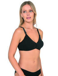 NBB 3581 Kadın Pamuklu Hamile Lohusa Esnek Yumuşak Desteksiz Balensiz Emzirme Sütyeni - Thumbnail