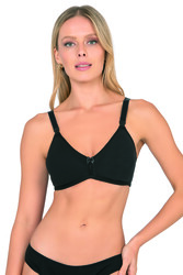 NBB 3581 Kadın Pamuklu Hamile Lohusa Esnek Yumuşak Desteksiz Balensiz Emzirme Sütyeni - Thumbnail