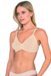 NBB 3581 Kadın Pamuklu Hamile Lohusa Esnek Yumuşak Desteksiz Balensiz Emzirme Sütyeni - Thumbnail