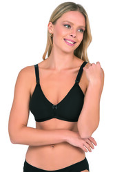 NBB 3581 Kadın Pamuklu Hamile Lohusa Esnek Yumuşak Desteksiz Balensiz Emzirme Sütyeni - Thumbnail