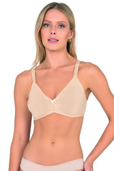 NBB 3581 Kadın Pamuklu Hamile Lohusa Esnek Yumuşak Desteksiz Balensiz Emzirme Sütyeni - Thumbnail