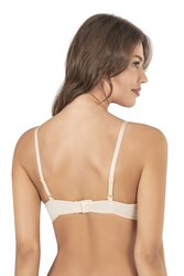 Nisan 001 Kadın Dolgulu Destekli Balenli Telli Kulaklı Basic Günlük Sütyen - Thumbnail