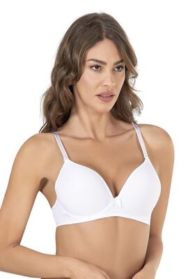 Özkan Underwear - Nisan 001 Kadın Dolgulu Destekli Balenli Telli Kulaklı Basic Günlük Sütyen